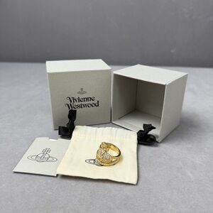 Authentic Vivienne Westwood Gold and Silver Ring